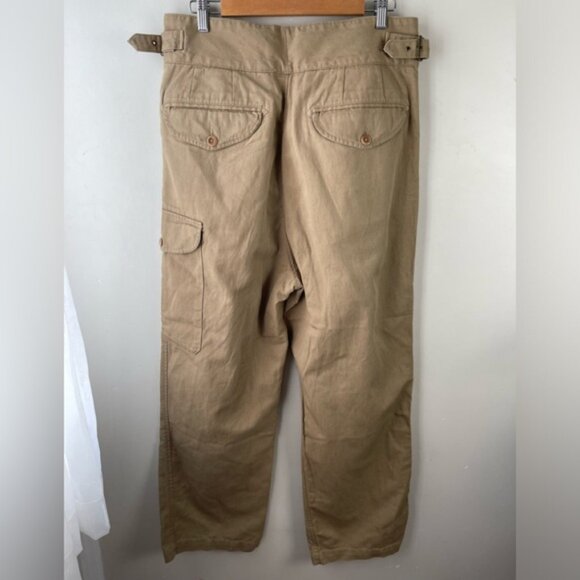 banana republic heritage explorer pant size 12 in Utilitarian Khaki linen cotton - Picture 6 of 13